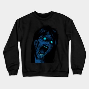 scary ghost Crewneck Sweatshirt